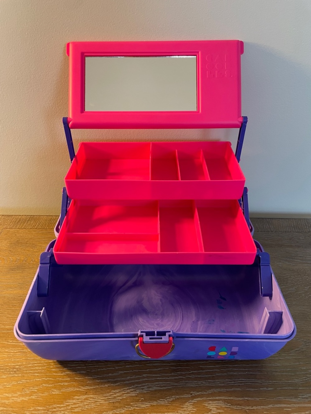 Caboodles Purple Marble Cosmetic Case - Picture 3 of 9